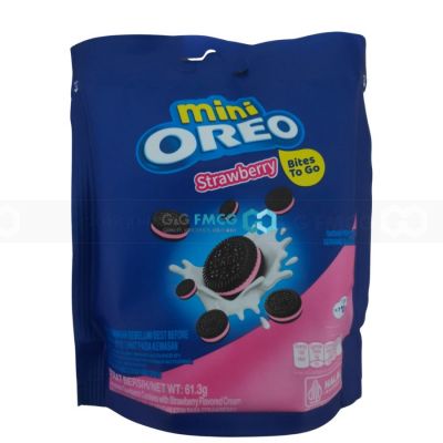 Oreo Mini Strawberry Cookies 61.3g x 24 pouches/carton