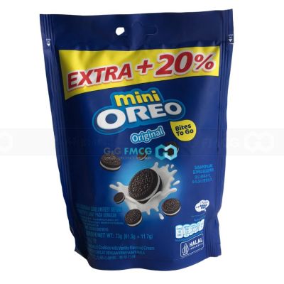 Oreo Mini Vanilla Cookies 61.3g x 24 pouches/carton