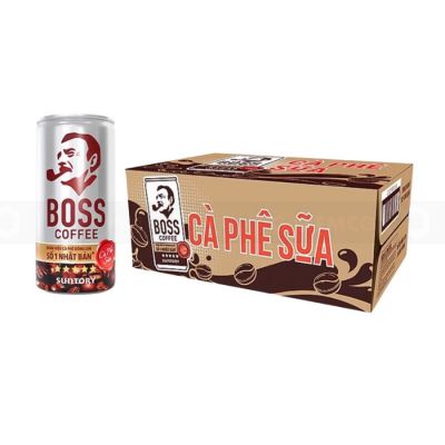 Boss Milk Coffee 180ml x 24 cans/carton