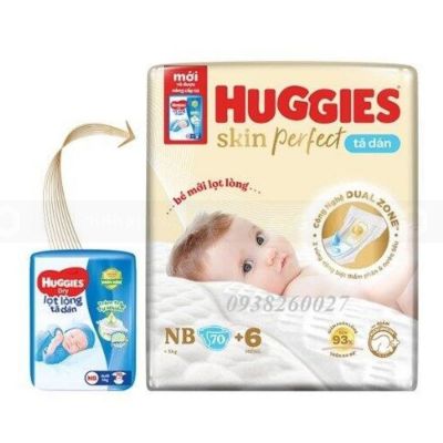 Huggies Skin Perfect Dry Newborn NB70 x 3 bags