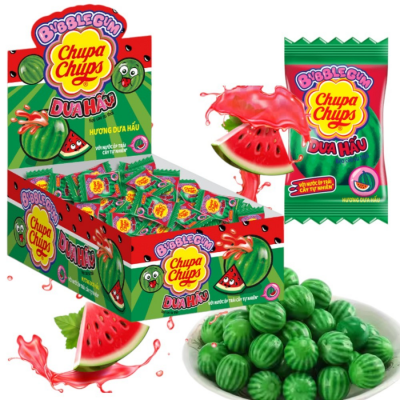 Wholesale Chupa Chups Bubble Gum Watermelon Flavor 333g