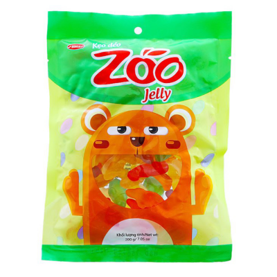 Bibica Zoo Jelly Oil Cover 500g x 12 Bags