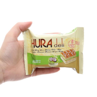 Hura Deli Green Rice & Coconut Layer Cake 336g x 10 Boxes