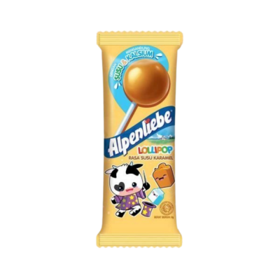 Wholesale Alpenliebe Lollipop Caramel 390g (10g x 39 Sticks) x 20 Bags