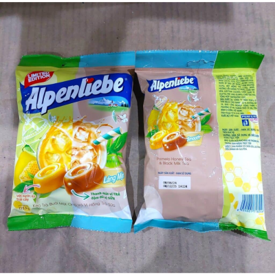 Alpenliebe Grapefruit Honey Tea And Milk Tea 220.5g x 24 Bags