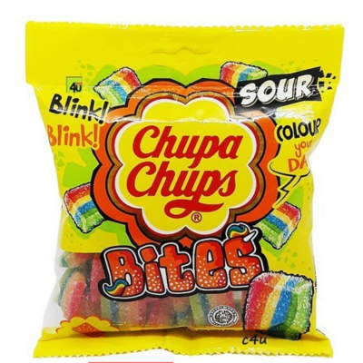 Wholesale Chupa Chups Sour Bites 56g x 70 Bags