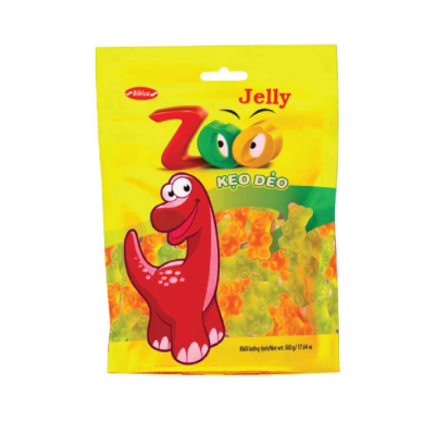 Bibica Zoo Jelly Sugar Cover 500g x 12 Bags