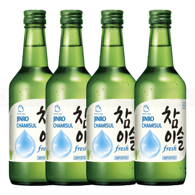 JINRO Soju Chamisul Fresh Alc. 16% 360ml x 20 bottles