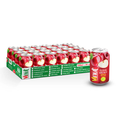 Wholesale Juice - Vinut Apple Juice Drink 330ml x 24 cans