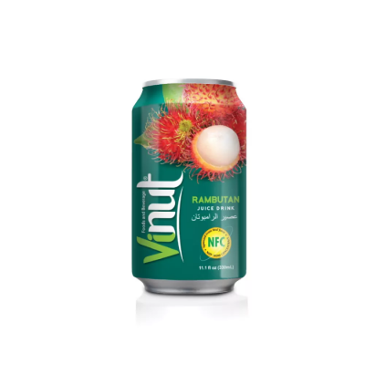 Wholesale Juice - Vinut Rambutan Juice Drink 330ml x 24 cans