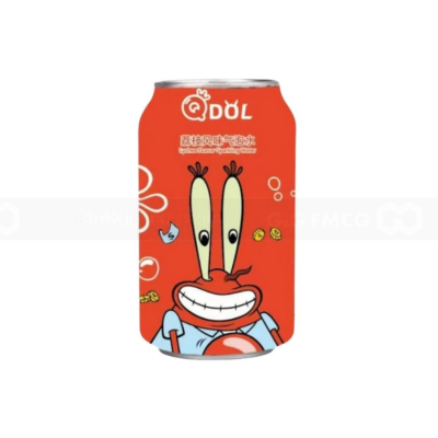 Qdol Spongesbob Lychee Flavor Soda 330ml
