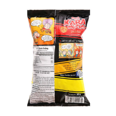 Wholesale Karamucho Potatoes Chips Strong Spicy 80g x 40 Bags