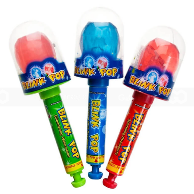 Kidsmania Blink-Pop Flashing Lollipops 28g x 12Pcs x 12 Boxes