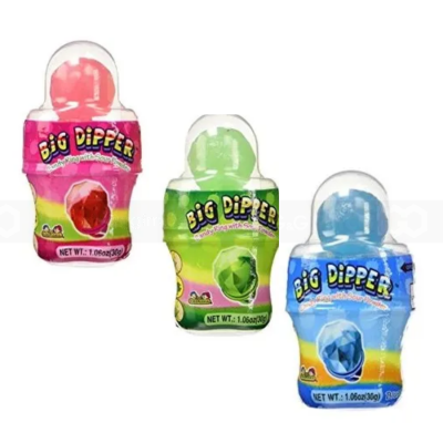 Kidsmania Big Dipper Candy Ring With Sour Powder 30g x 12Pcs x 12 Boxes