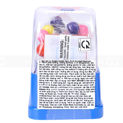 Kidsmania Dubble Bubble Slamdunk 12g x 12Pcs x 12 Boxes