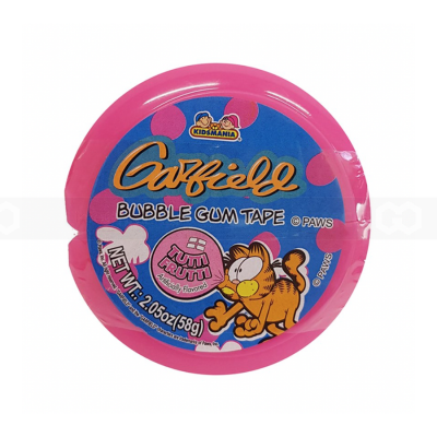 Kidsmania Garfield Bubble Gum Tape 58g x 12Pcs x 12 Boxes