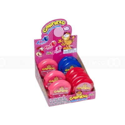Kidsmania Garfield Bubble Gum Tape 58g x 12Pcs x 12 Boxes