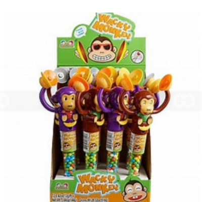 Kidsmania Wacky Monkey Candy 21g x 12Pcs x 12 Boxes