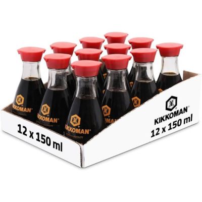 Kikkoman Soy Sauce Dispenser 150ml x 12 Bottles