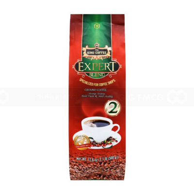 King Coffee Ground Coffee Expert Blend No.2 500g x 40 Bags