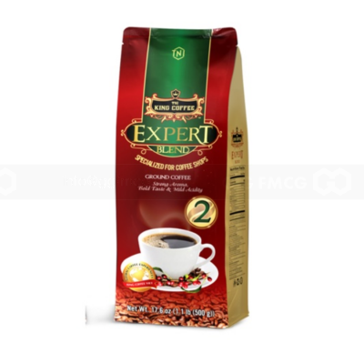 King Coffee Ground Coffee Expert Blend No.2 500g x 40 Bags