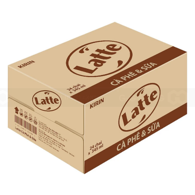 Kirin Coffee & Milk Latte 345ml x 24 Bottles