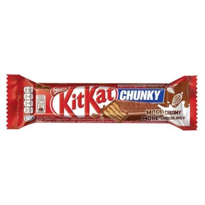Wholesale KitKat Chocolate Chunky Cocoa 114g (3 x 38g) x 36 Bags
