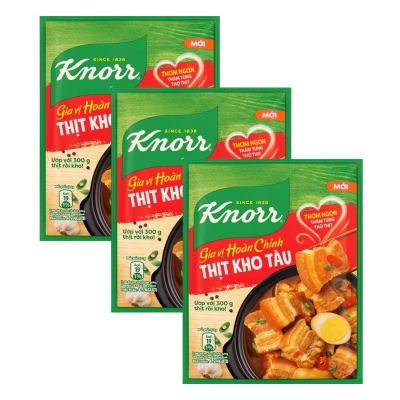 KNORR Seasoning Salt Pork cooked with sauce 28g x 6 Sachets x 10 Sheets