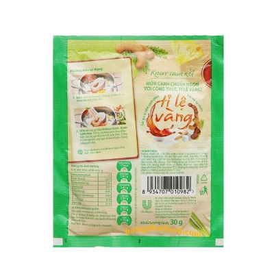KNORR Seasoning Salt Sweet and sour fish broth 30g x 6 Sachets x 10 Sheets