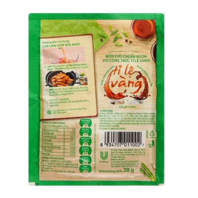 KNORR thịt kho 28g x 6 Sachects x 10 Sheets