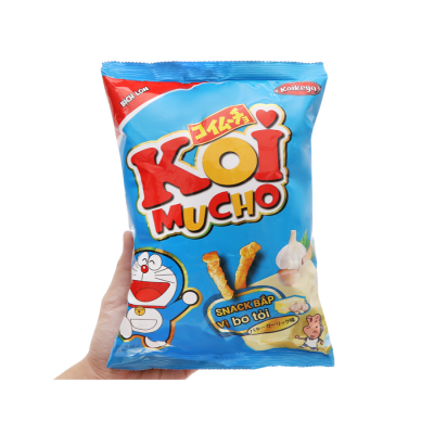 Wholesale Koimucho Corn Snack Garlic 57g x 40 Bags