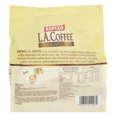 Kopiko Low Acid Coffee Premix 504g x 24 Bags