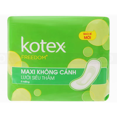 Kotex Freedom Maxi 8pcs x 48 Packs