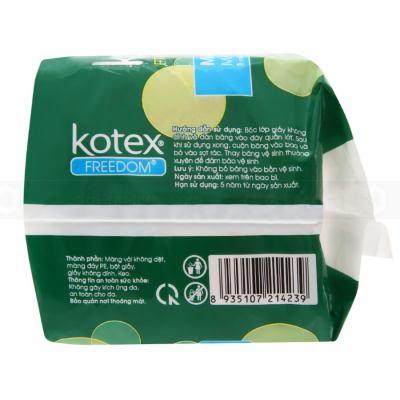 Kotex Freedom Maxi Wings 8pcs x 48 Packs