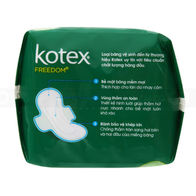 Kotex Freedom Maxi Wings 8pcs x 48 Packs