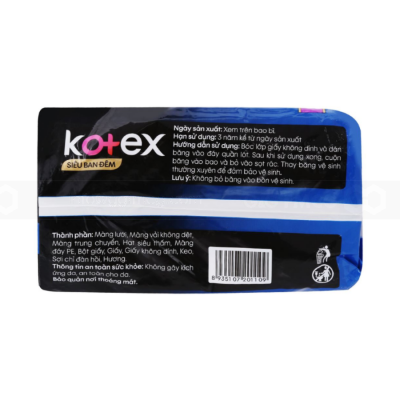 Kotex Style Night Maxi 32cm 3pcs x 48 Packs