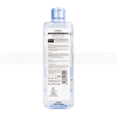 L'Oreal Dex Micellar Cleanser Water 400ml x 12 Bottles