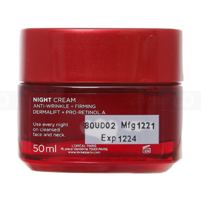 L'Oreal Dex Revitalift Night Cream Dermalift 50ml x 12 Jars