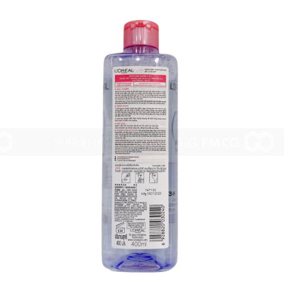 L'Oreal Moisturizing Micellar Cleanser Water 400ml x 12 Bottles