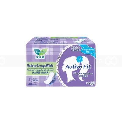 Lauríer Active Fit Sanitary Safety Long & Wide Non-Perfume 40 Piece x 12 Packs