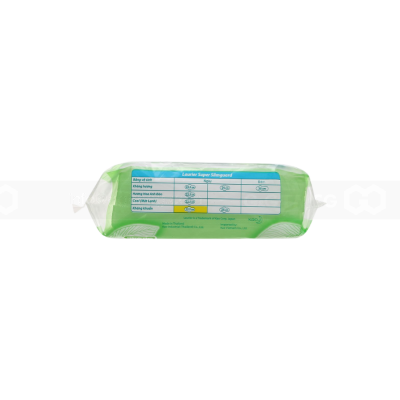Lauríer Super Slimguard Day Sanitary Antimicrobial Pads 22cm x 8 Piece x 24 Packs