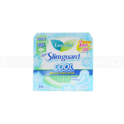 Lauríer Super Slimguard Day Sanitary Cool Pads 22cm x 16 Piece x 12 Packs
