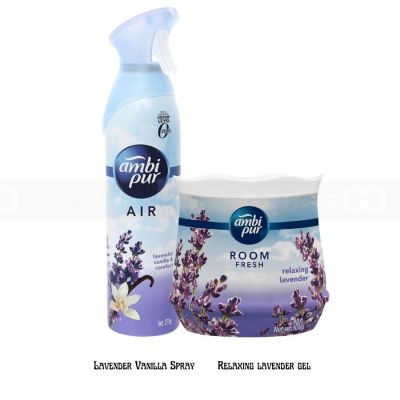 Ambi Pur Air Effect Spray Lavender Vanilla & Comfort 275g x 6 bottles