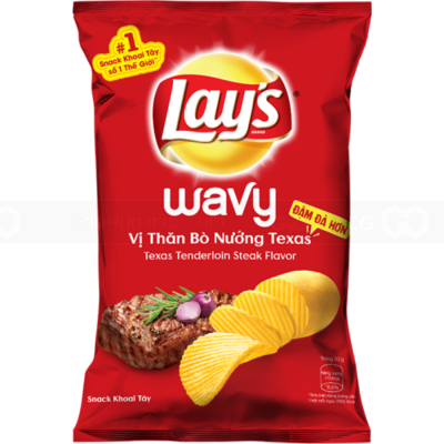 Lay's Grilled Beef TenderloinTexas Snack 32g x 160 Bags