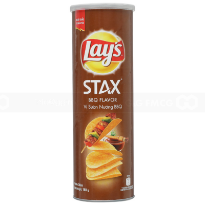 Lay's Stax BBQ Potato Chips 155gx 14 Cans