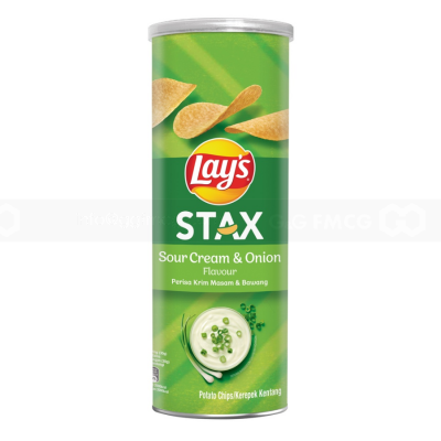 Wholesale Lay's Stax Sour Cream Onion Potato Chips 100g x 16Cans