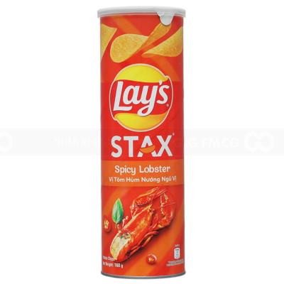 Lay's Stax Spicy Lobster Potato Chips 155g x 14 Cans