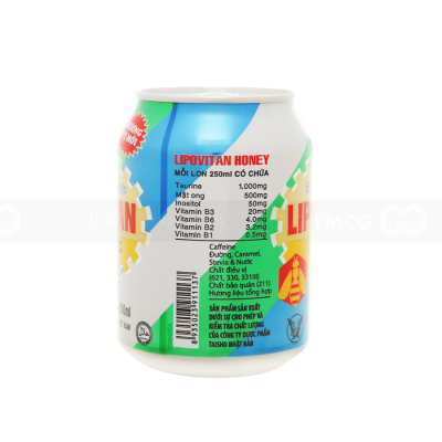 Lipovitan Honey Energy Drink 250ml x 24 Cans