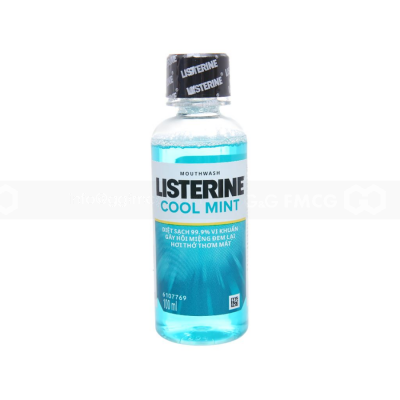 Wholesale Listerine Fresh Mint Mouthwash 100ml x 48 Bottles