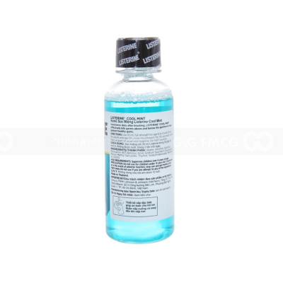 Wholesale Listerine Fresh Mint Mouthwash 100ml x 48 Bottles